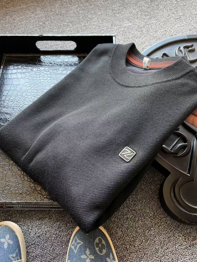 Premium plush wool! Popular item! Zegna counter-only plush wool sweater! Availab