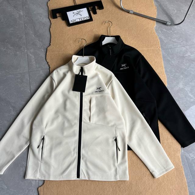 Arcteryx Two-Tone Stand-Up Collar Autumn Outdoor Loose, Versatile, Stretch, Sol