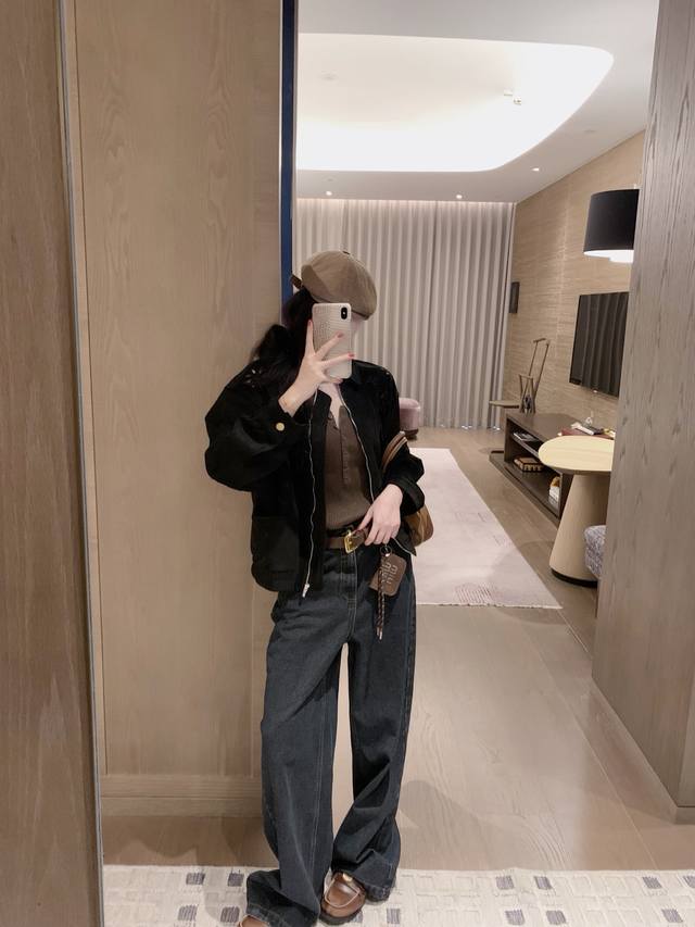 Miumiu Miu Miu* patch embroidery letters thickened deerskin velvet laser positio