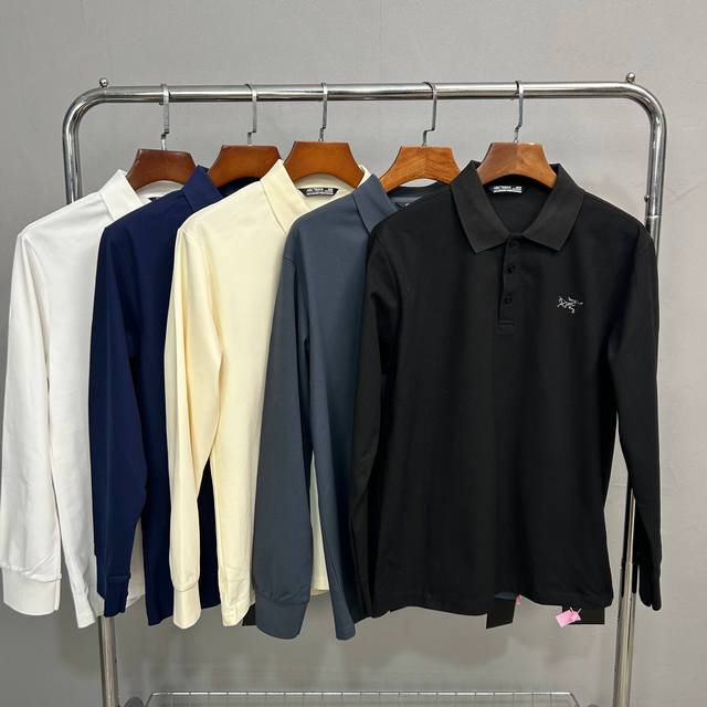 Arcteryx Arc'teryx Cormac Polo Shirt Ss Men's Solid Color Embroidered Logo Long