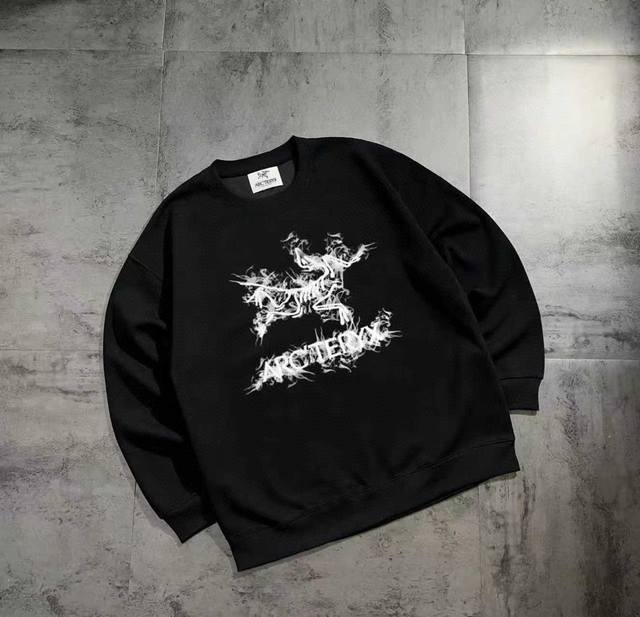 New arrival: Silver Fox Velvet Arc'teryx Smoke Print Series Basic Couple's Roun