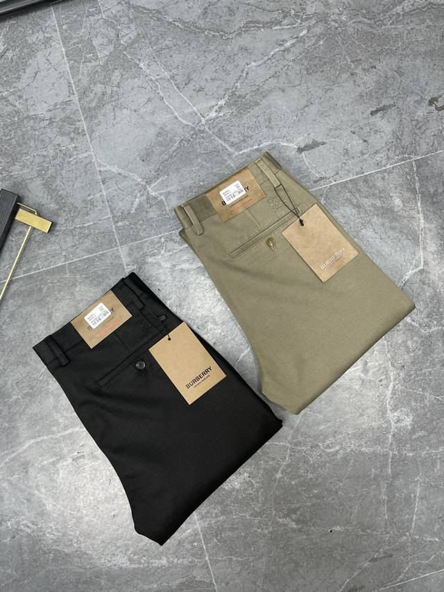 Burberry Warhorse Men's Business Casual Pants New Men's Casual Trousers, Men's H