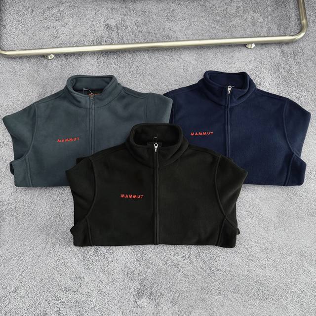 Carefully selected products! Mammut's new men's stand-up collar polar fleece ca