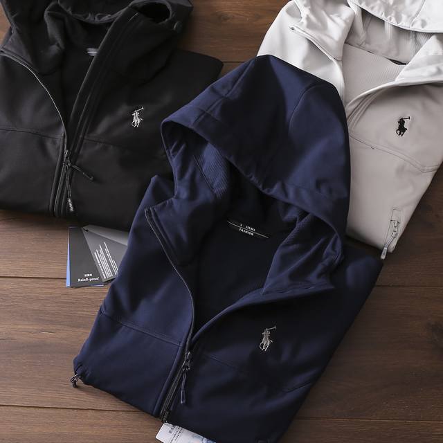 Carefully selected! New Ralph Lauren men's hooded windbreaker jacket! Classic a