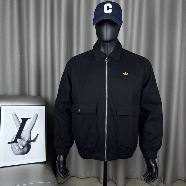 Exclusive product Adidas classic Trefoil gold label workwear flight jacket with