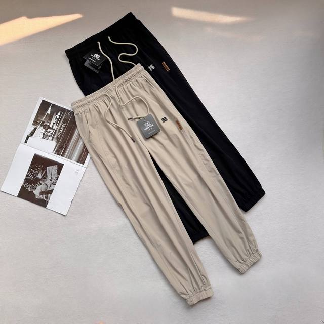 Kolon Sport 2025 Summer New Nylon Ice Silk Pants Sunscreen Casual Pants Highly r