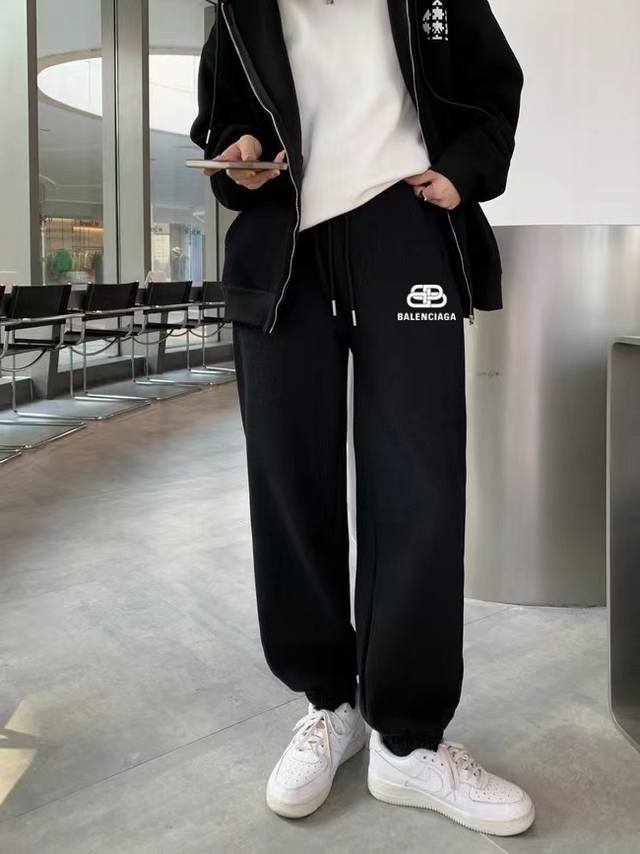 Balenciaga Paris Balenciaga lock buckle spring and autumn versatile loose sweatp