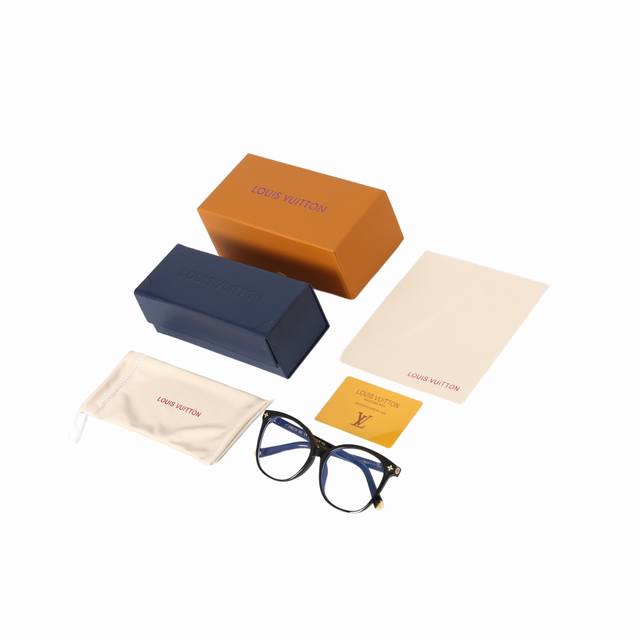 Louis Vuitton logo, stylish and minimalist - acetate frame - cat-eye optical gla