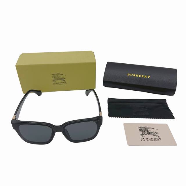 Burberry's Outstanding Style Polarized Series Sunglasses, Pure Titanium Frame Su