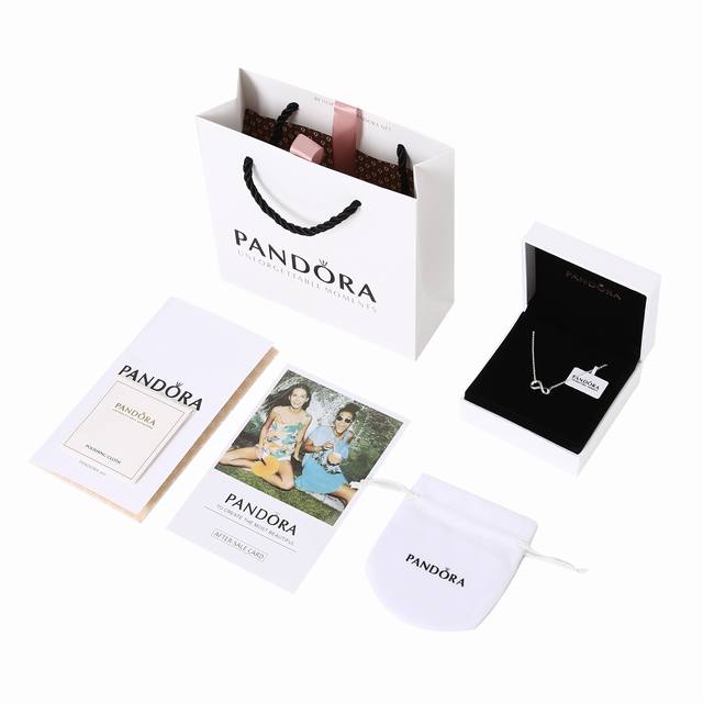 pandora Sparkling Eternity NecklaceA new Pandora design, featuring a shimmering,