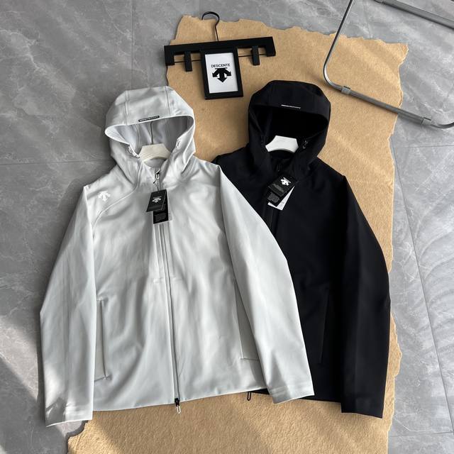 Descente Two-Color Spring and Autumn Training Sportswear Men's and Women's Fully