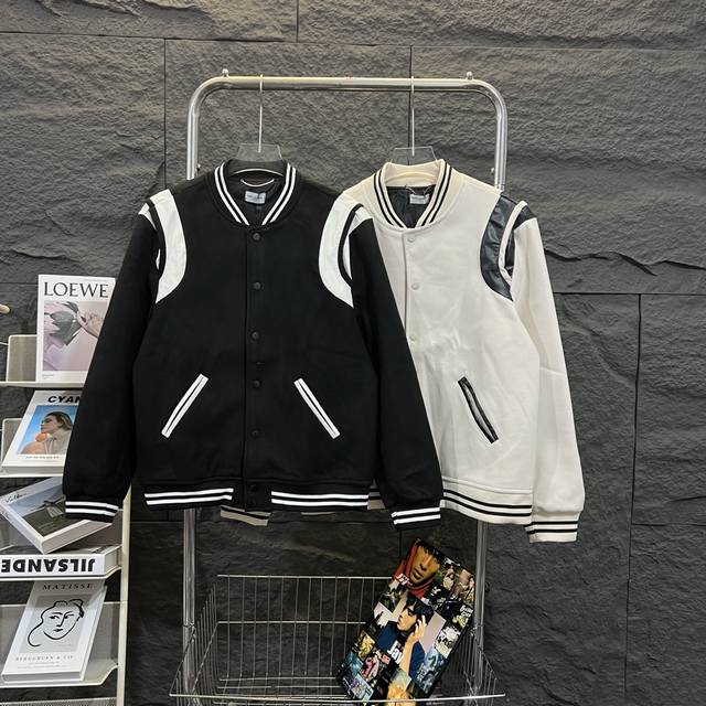 Saint Laurent Syl spliced classic baseball jacket fabric upgrade, customized ac
