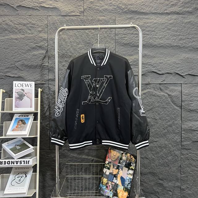 Louis Vuitton runway-style NBA collaboration embroidered basketball and baseball