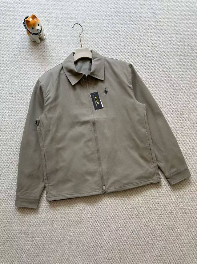 Order number 09286. Ralph Lauren linen fitted straight zipper jacket! Overseas