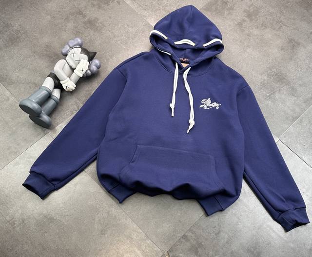 Trendy Louis Vuitton Lv. Donkey's hooded sweatshirt with double drawstrings and