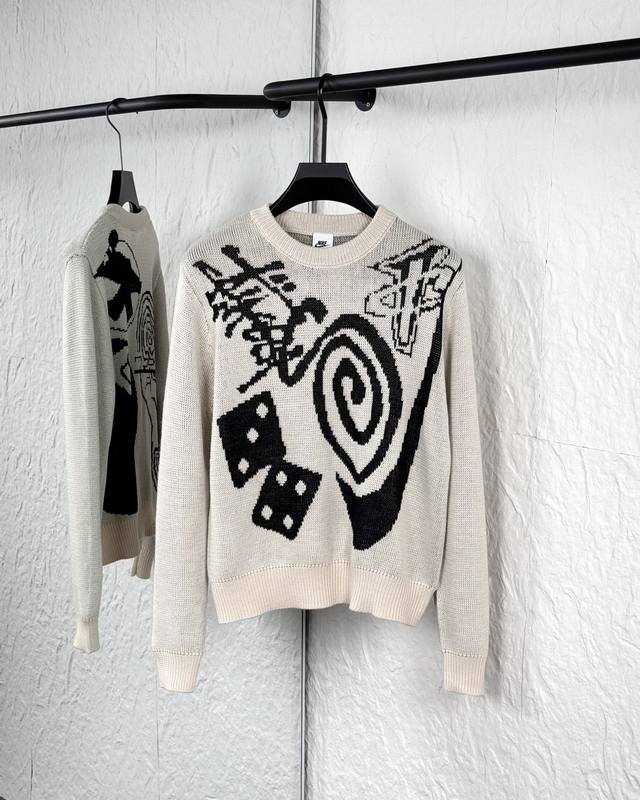 Top version Nikexstussy joint sweater Nike Nike X Stussy Stussy Ss25 new joint b