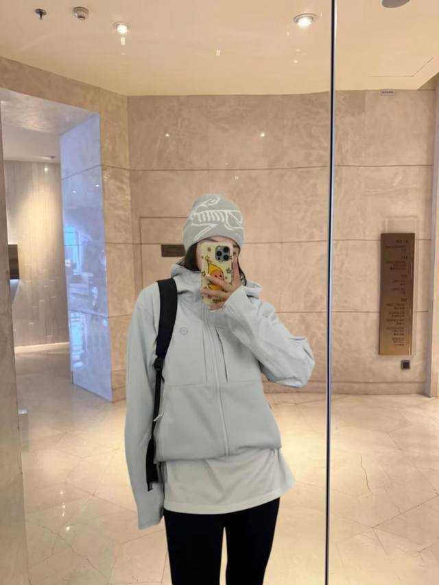 Lululemon Fell in love at first sight! Lululemon's Haze Blue softshell jacket is