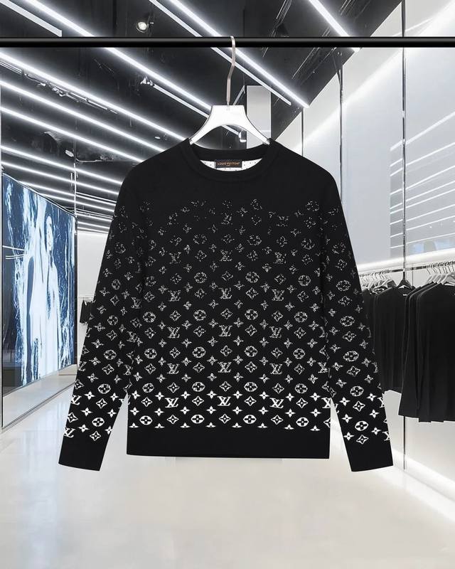 Offer: Louis Vuitton 25Fw Autumn/Winter front and back all-over logo jacquard g