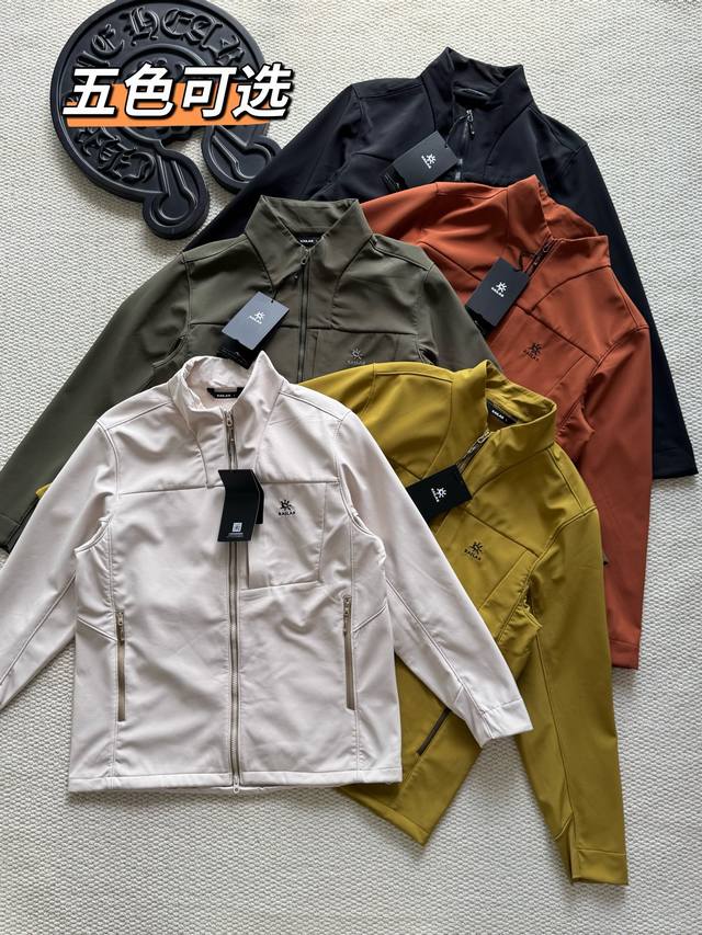 Kailas 2025 Fall/Winter New Style! Men's Softshell Stand Collar Plush Jacket Col