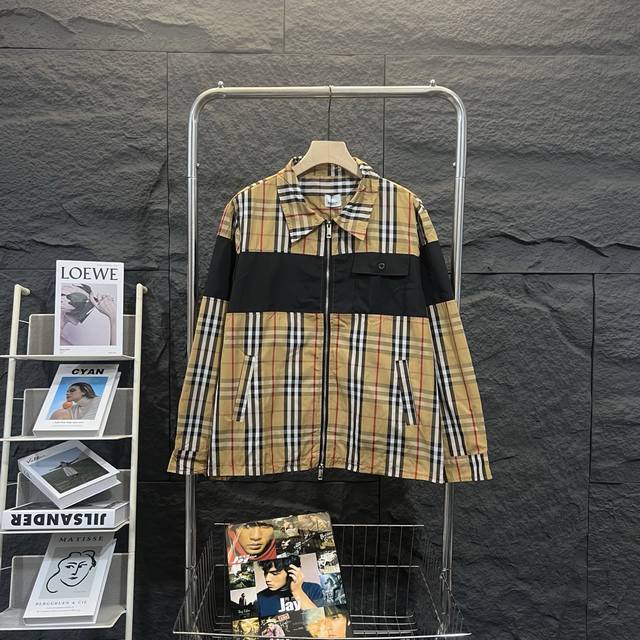 Burberry patchwork plaid jacket All fabrics and accessories are custom-made in t