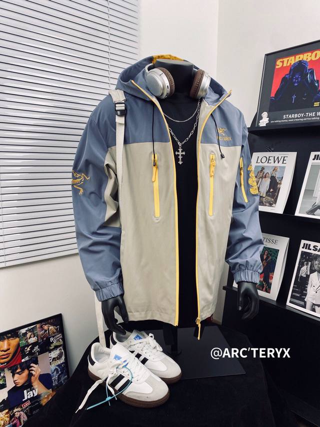 Arc'teryx's limited edition workwear, Year of the Snake themed, heavily embroide