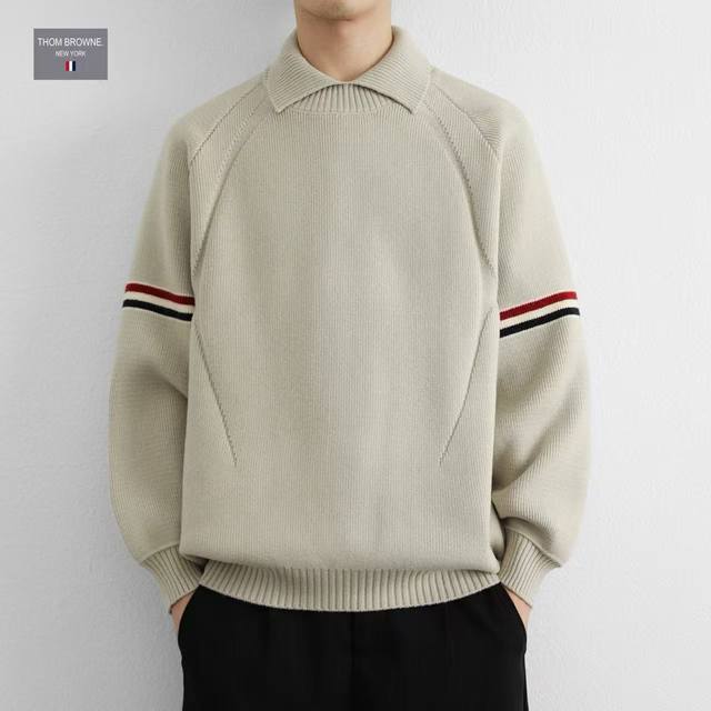 Tb Thom Browne overseas version 25Ss new four-color lazy style loose version cou