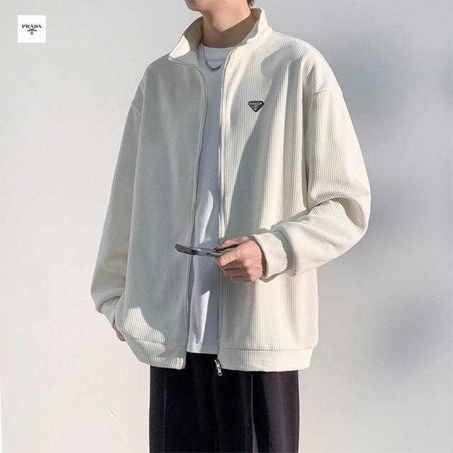 Prada Overseas Edition 25Ss New Four-Color High-Quality Lazy-Style Japanese Kni