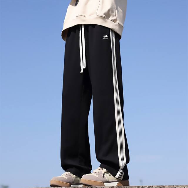 High-quality Adidas 25Ss new autumn three-color sports casual pants Pants loose