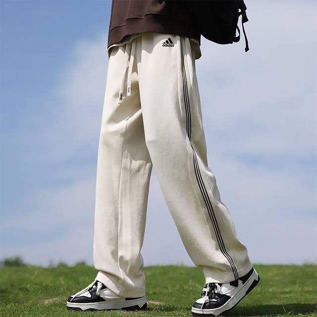 High-quality Adidas 25Ss new autumn three-color sports casual pants Pants loose