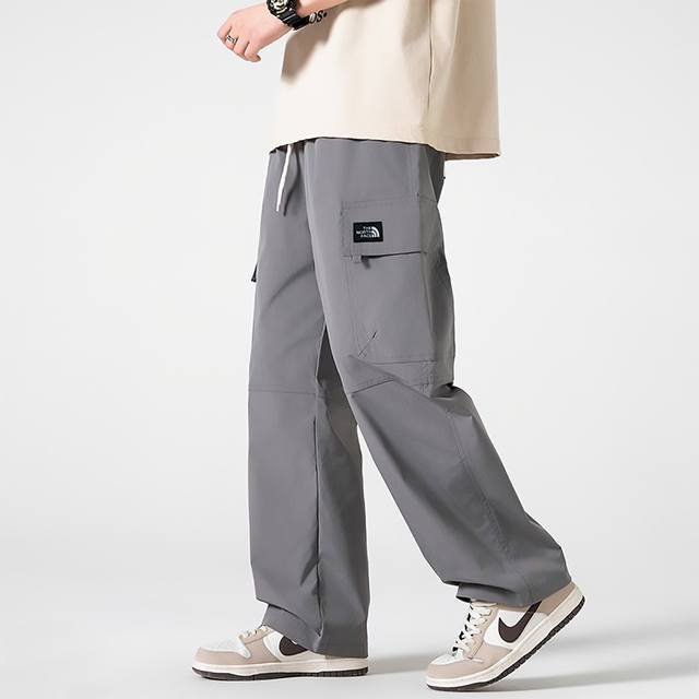 High-quality North Face 25Ss autumn three-color new overalls sports casual pant