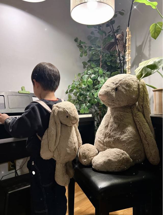 Jellycat Bashful Beige Bunny Backpack This Bunny backpack will always be there f