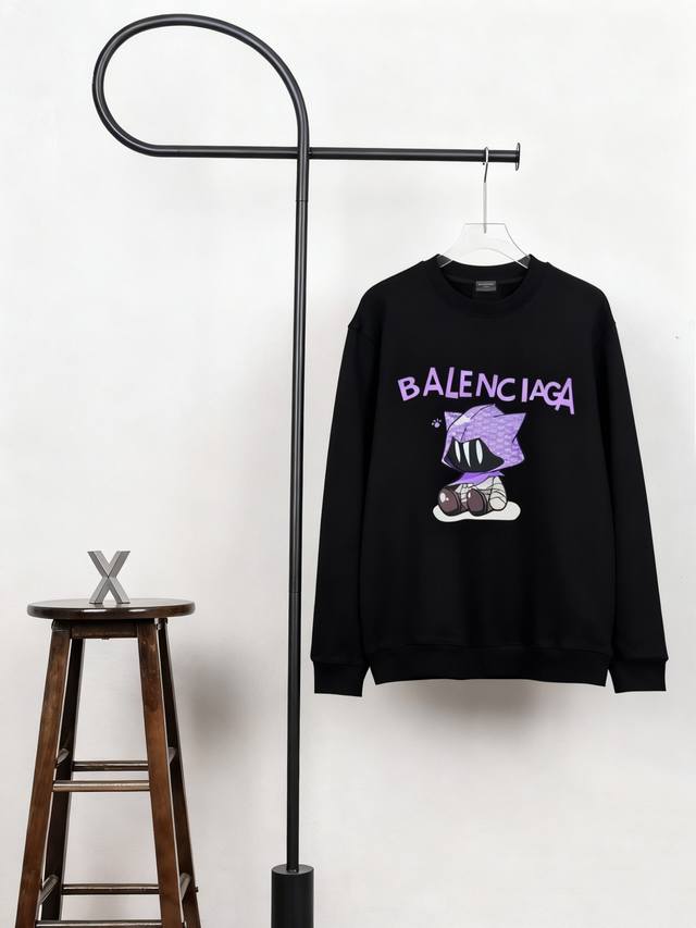 New arrival Balenciaga Flash Crew Neck Sweatshirt Balenciaga Ins Xiaohongshu Su