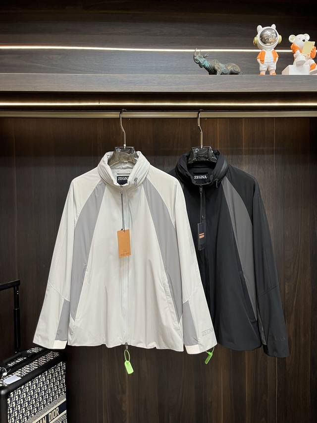 Featured: Zegna's new 2025 Spring/Summer jacket, a stand-up collar casual coat!