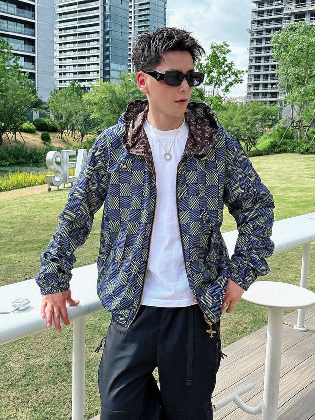 Model Image Double-Sided Trench Coat L Family Men's Fashion Style Lightweight D