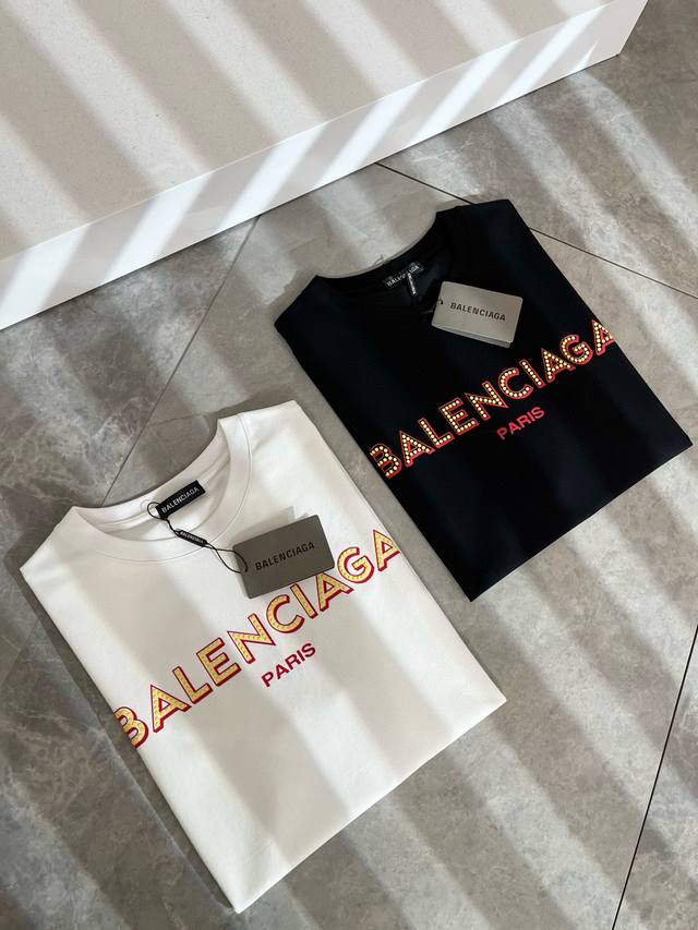 Balencia*Paris*'s new 2025 Spring/Summer unisex couple's casual loose cotton rou