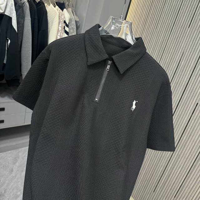 Olo Ralph Lauren 25Fw Spring/Summer new short-sleeved top. Made of heavyweight 3
