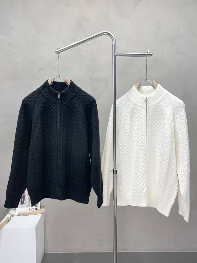 Zegna exclusive supply of new original single men's casual sweater cardigan high