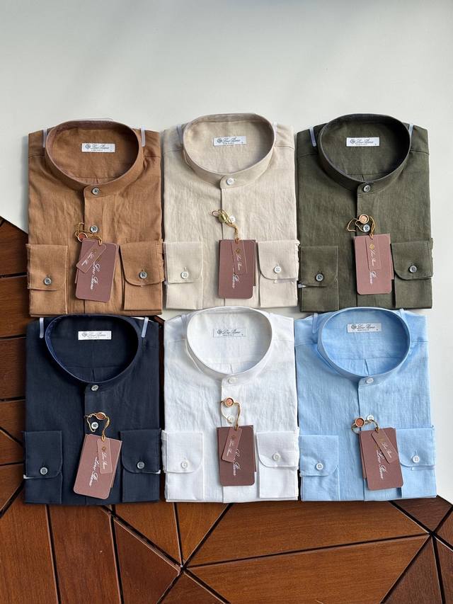 An epic linen shirt, an exclusive Lp creation featuring a retro Chinese style st