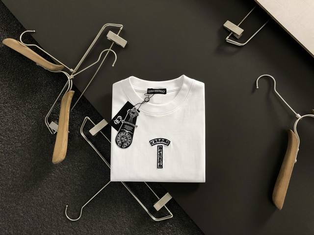 Ch* Fit S-Xl 25 Spring and Summer Top Sanskrit Plush Embroidery Trendy Brand Sho