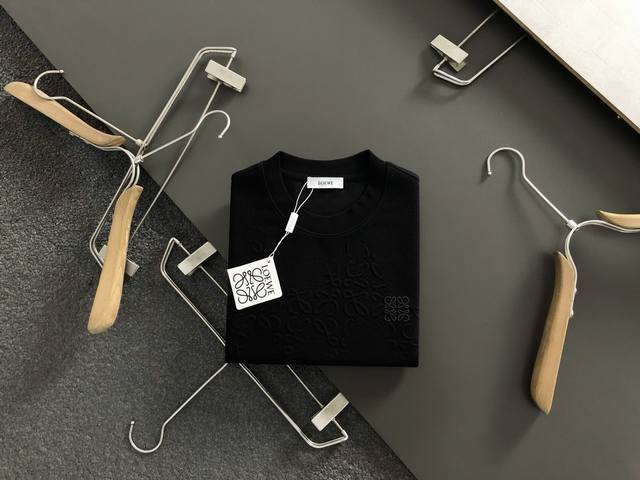 Low* Fit Model M-Xxxl 2025 Autumn and Winter Cloud Soft Space Embroidery Embosse