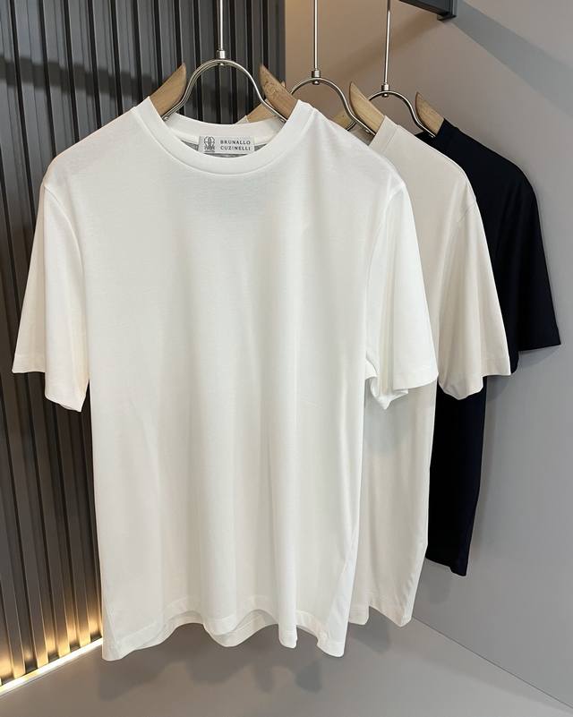 Bc-Brunello Cucineli 2025 Spring/Summer new men's short-sleeved T-shirt, a fashi