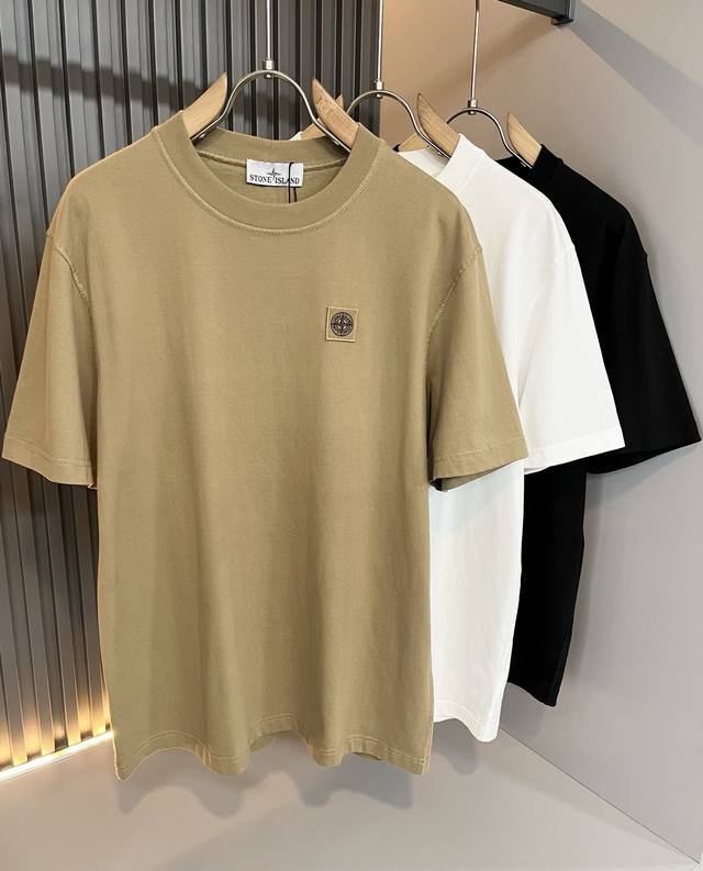 Stoneisland Stone Island 2025 spring and summer new style short-sleeved T-shirts