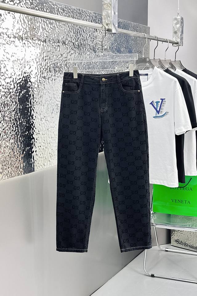 Gucci 2025 new product, original jeans, original craftsmanship, classic brand l