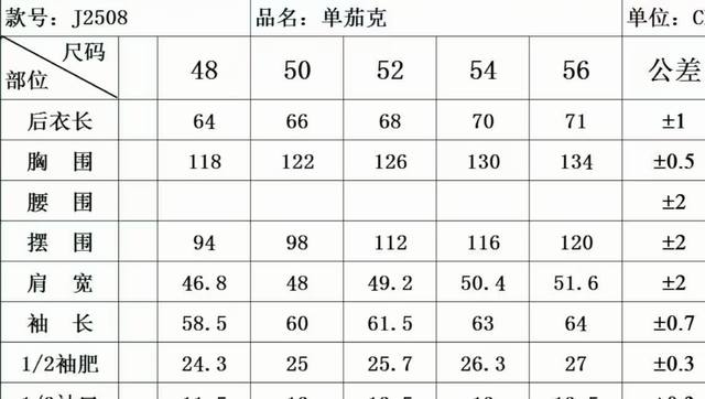 Prada lapel jacket size chart 8808Fjl