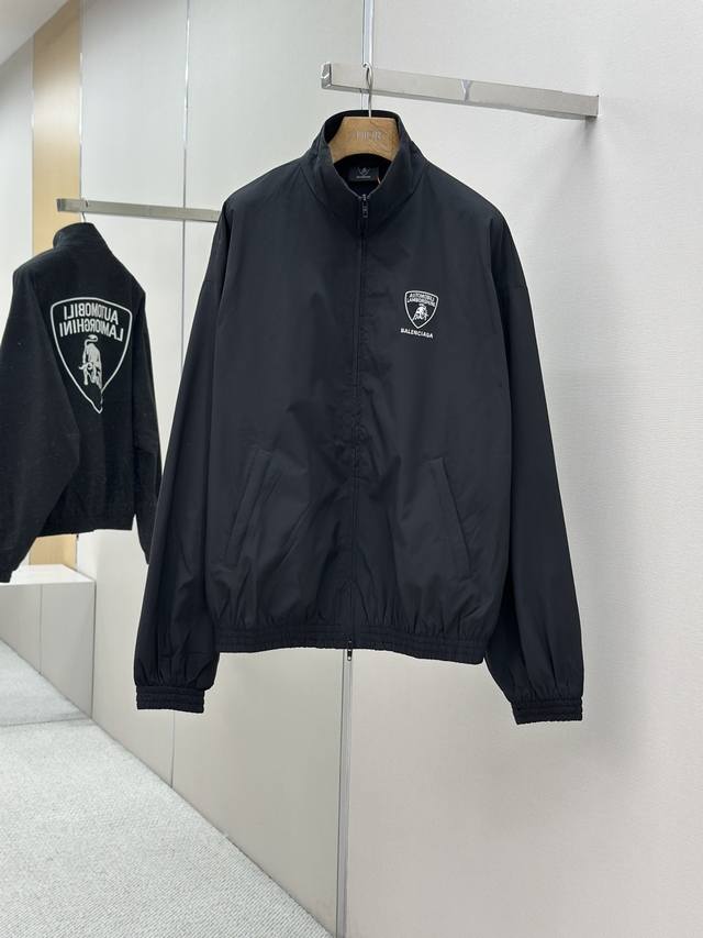 Featured: Balenciaga x Lamborghini premium original embroidered zipper jacket.
