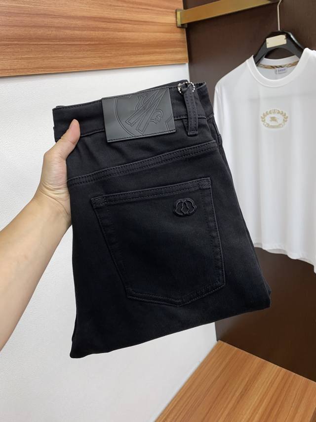 Monkou 25Ss new men's slim straight jeans for fall and winter. These new fall an