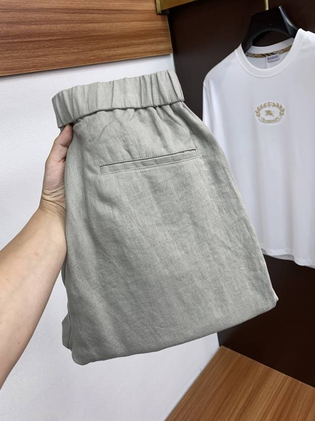 Lp New arrival: Super comfortable linen invisible drawstring simple and versatil