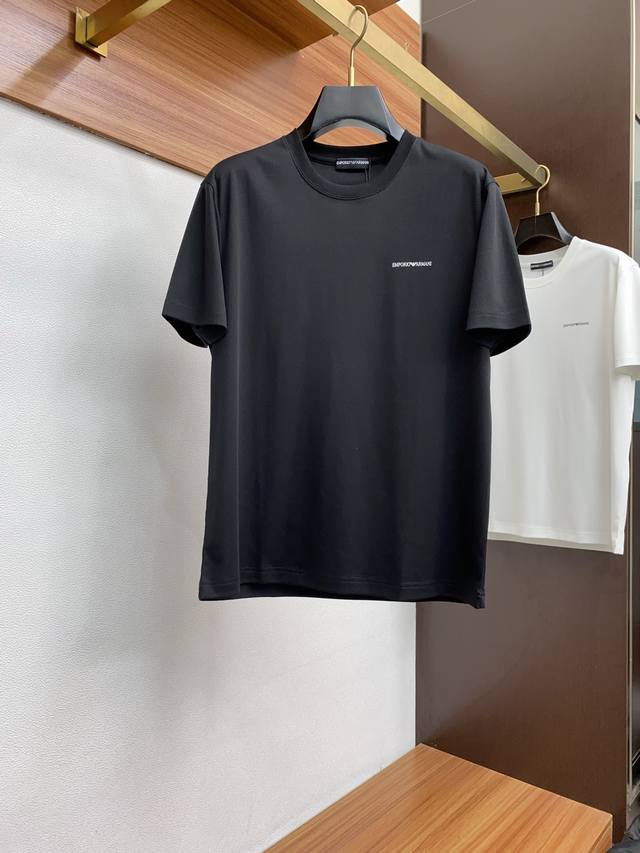 Armani 25Ss early spring new versatile short-sleeved T-shirt, custom-made from 6
