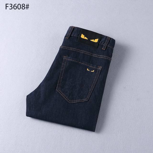 Style number: F3608 Spring and summer business jeans Size: 29-42