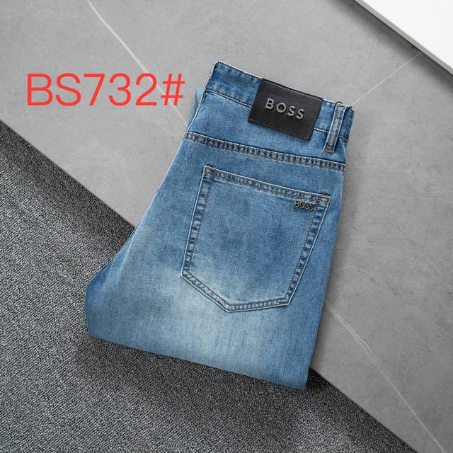 Bs732# Spring and Summer! Heavy Wash Jeans! 29-42